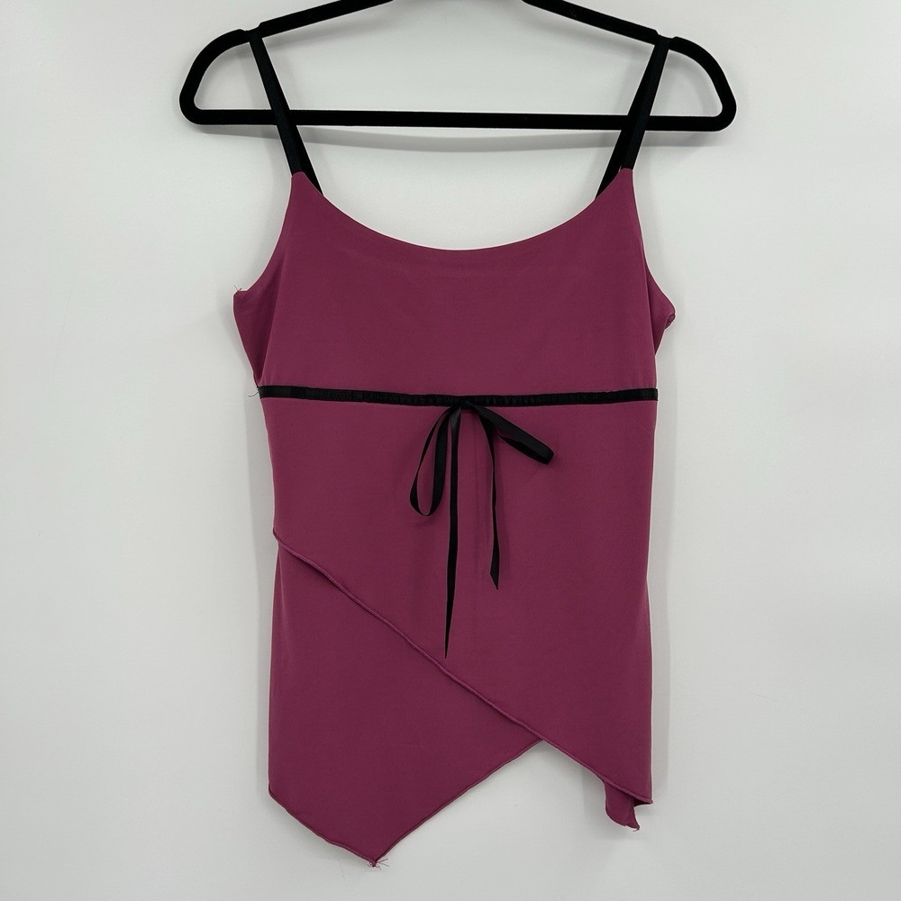 VTG IZ Byer Y2K Babydoll Cami Top M Asymmetrical Hem Fairy Whimsigoth Mcbling